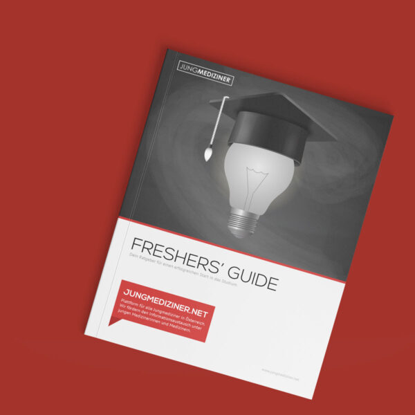 Das Cover des Freshers' Guides für Medizinstudent:innen