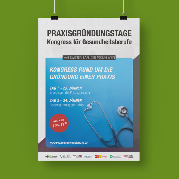 Plakat der Praxisgründungstage